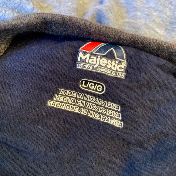 Oklahoma City Thunder 3/4 Sleeve T-Shirt Majestic - Picture 5 of 7